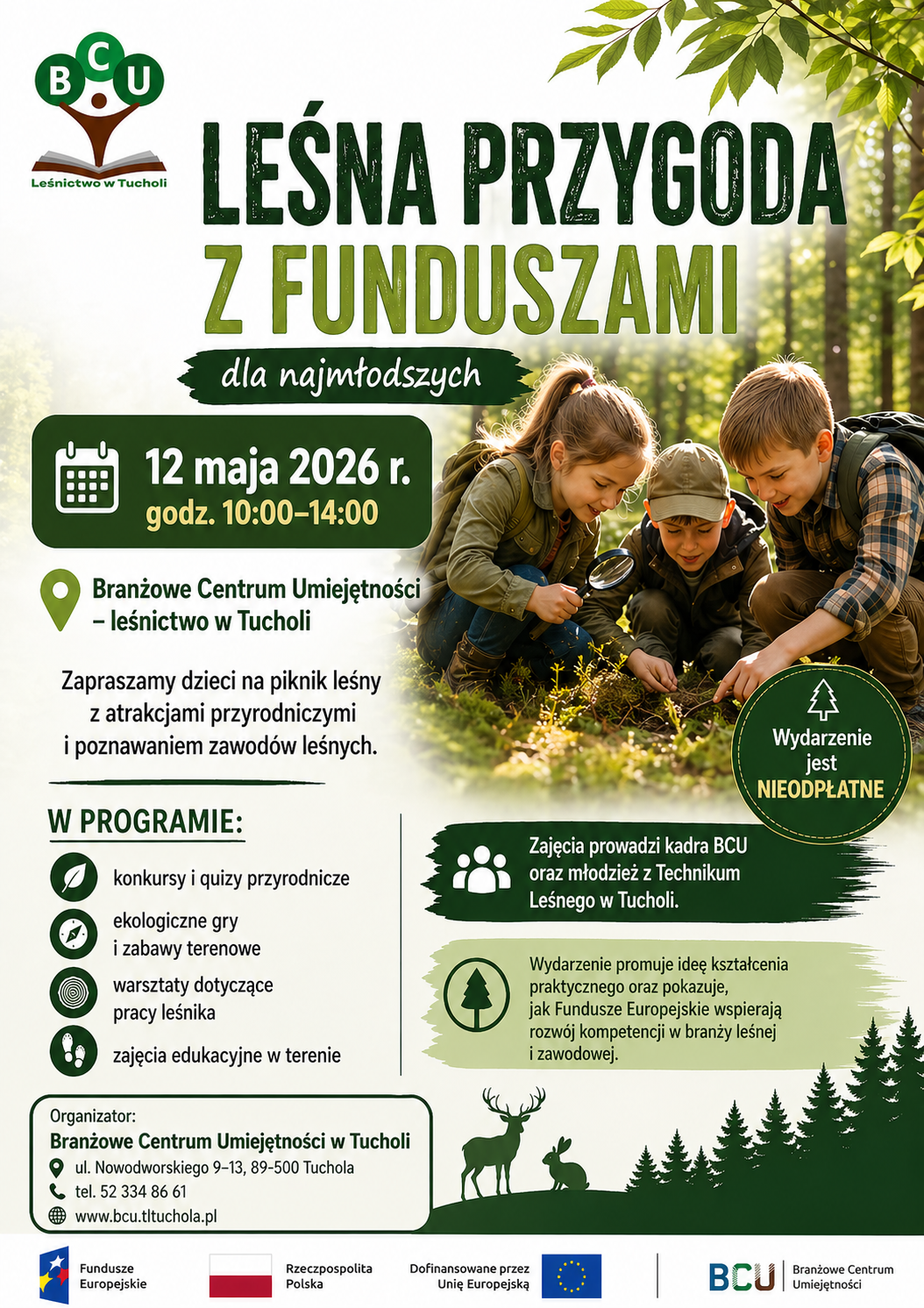 Zapraszamy najmłodszych do BCU w Tucholi